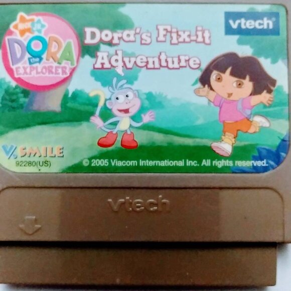 Vtech V-Smile Dora The Explorer Dora's Fix It Adventure - Picture 2 of 2